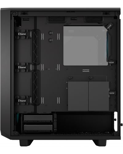 Кутия Fractal Design - Meshify 2 Compact RGB, mid tower, черна/прозрачна - 8