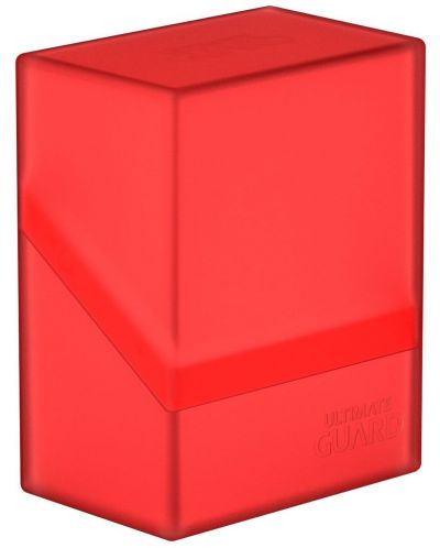 Кутия за карти Ultimate Guard Boulder Deck Case - Standard Size - Червена (60 бр.) - 1