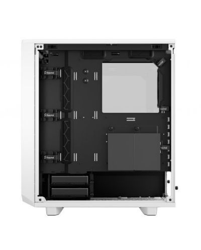 Кутия Fractal Design - Meshify 2 Compact Clear, mid tower, бяла/прозрачна - 4