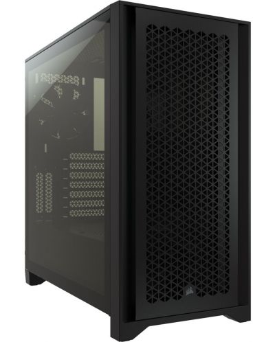 Кутия Corsair - 4000D Airflow, mid tower, черна/прозрачна - 1