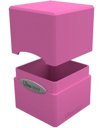 Кутия за карти Ultra Pro Satin Cube - Hot Pink (100+ бр.) - 2