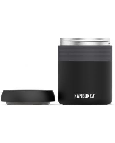 Кутия за храна и напитки Kambukka - Bora, 600 ml, черен мат - 3