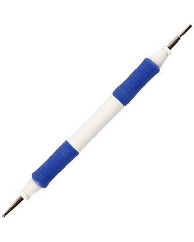 Квилинг химикалка 2 в 1 Creativ Company - синьо-бял - 1
