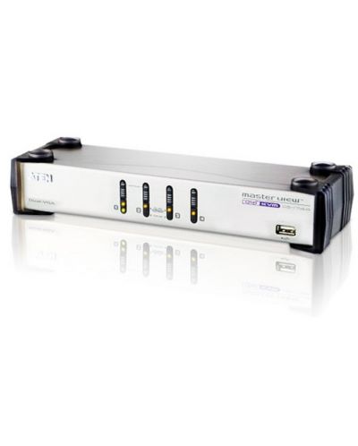 KVMP превключвател ATEN - CS1734A, 4-портов, PS/2-USB, VGA/Audio - 1