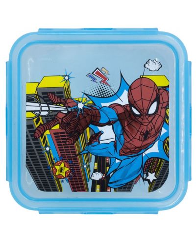 Квадратна кутия за храна Stor - Spider-Man, 500 ml - 3