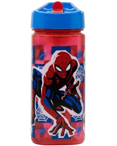 Квадратна бутилка Stor - Spider-Man, 510 ml - 3