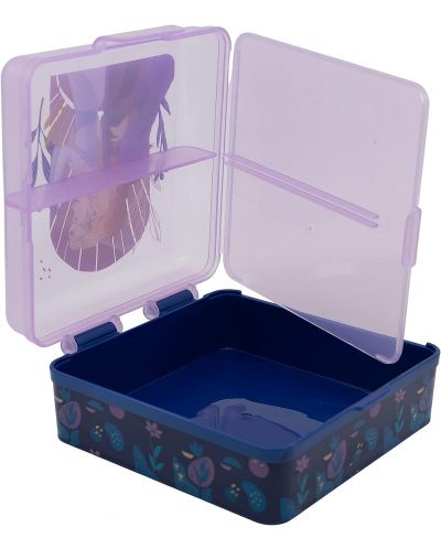 Квадратна кутия за храна Stor Frozen - С 3 отделения - 4