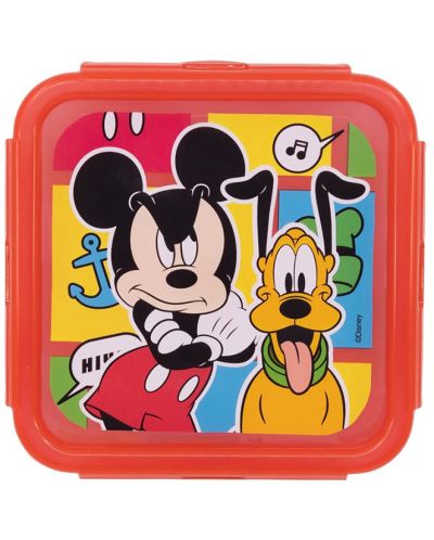 Квадратна кутия за храна Stor - Mickey Mouse, 500 ml - 2