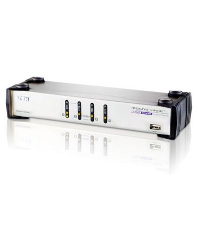 KVMP превключвател ATEN - CS1744C-AT, 4 порта, PS/2-USB, VGA - 1