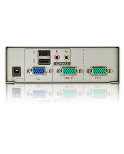 KVMP превключвател ATEN - CS72U, 2-портов, USB, VGA, Audio - 2