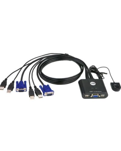 KVM превключвател ATEN - CS22U, 2 порта, USB - 1