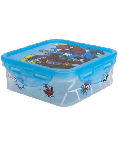 Квадратна кутия за храна Stor - Spider-Man, 500 ml - 1