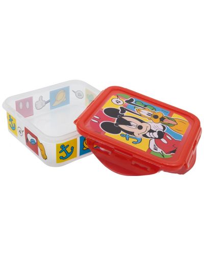Квадратна кутия за храна Stor - Mickey Mouse, 500 ml - 3