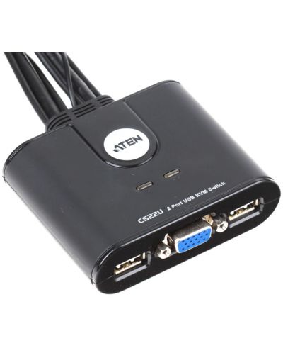 KVM превключвател ATEN - CS22U, 2 порта, USB - 2