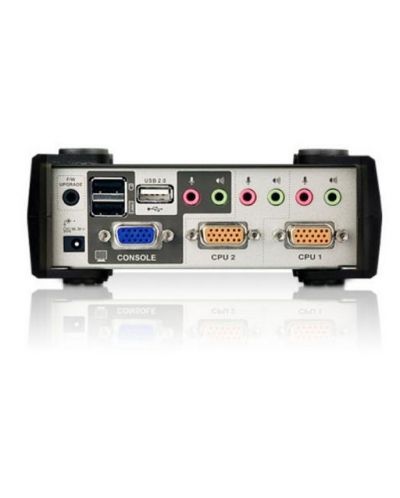 KVMP превключвател ATEN - CS1732B, 2 порта, PS/2-USB, VGA, Audio - 3