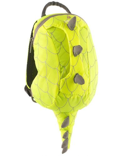 Раница за детска градина LittleLife High-Vis - Динозавър, жълта
