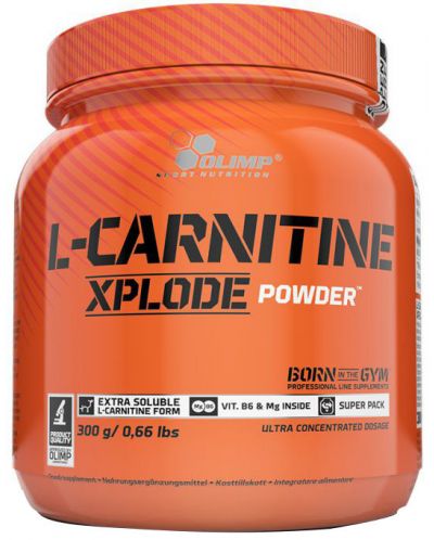 L-Carnitine Xplode, портокал, 300 g, Olimp - 1