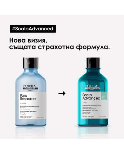 L'Oréal Professionnel Scalp Advanced Шампоан Anti-Oiliness, 300 ml - 8