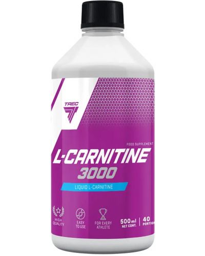 L-Carnitine 3000 Liquid, кайсия, 500 ml, Trec Nutrition - 1
