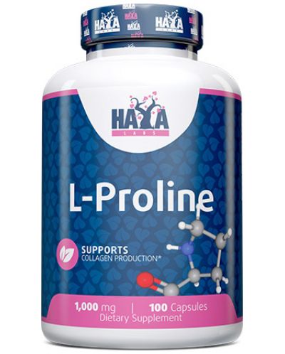 L-Proline, 100 капсули, Haya Labs - 1
