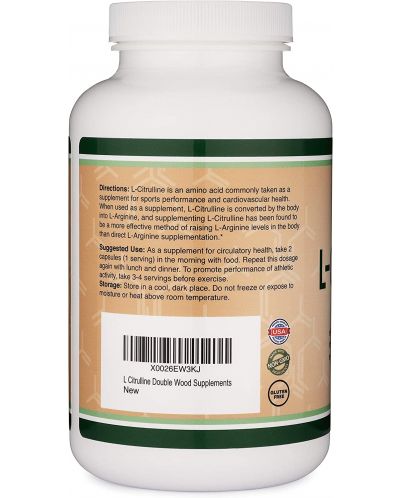 L-Citrulline, 210 капсули, Double Wood - 2