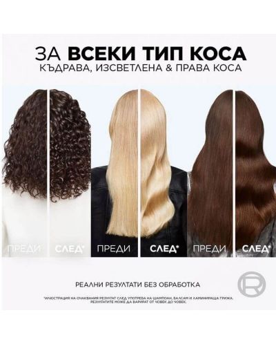 L'Oréal Elseve Комплект Glycolic Gloss - Балсам, Шампоан и Ламинираща грижа, 150 + 2 x 200 ml - 5