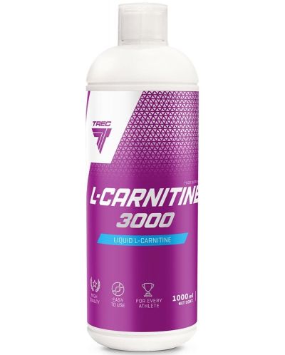 L-Carnitine 3000 Liquid, кайсия, 1000 ml, Trec Nutrition - 1