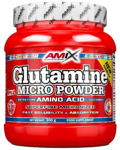 L-Glutamine Powder, 300 g, Amix - 1