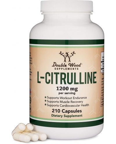 L-Citrulline, 210 капсули, Double Wood - 4