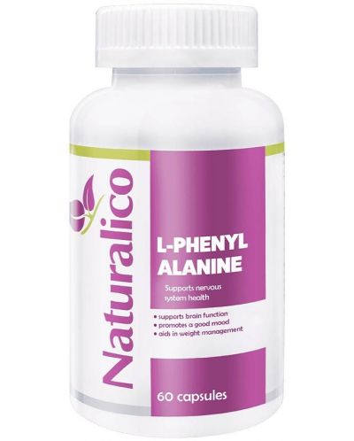 L-Phenylalanine, 60 капсули, Naturalico - 1