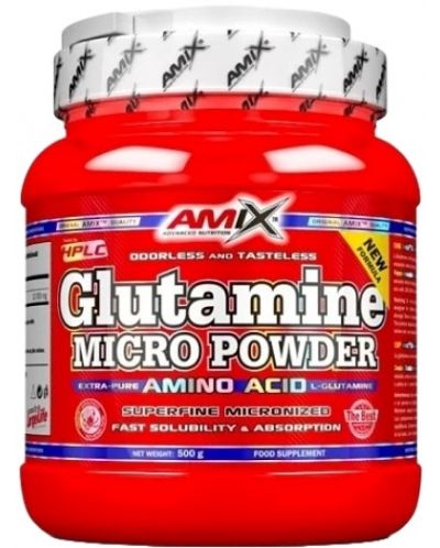 L-Glutamine Powder, 500 g, Amix - 1