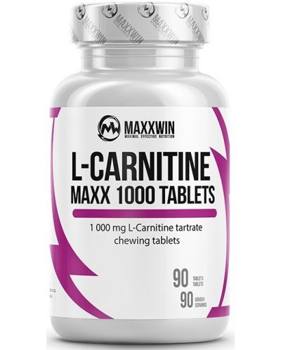 L-Carnitine Maxx 1000, 90 таблетки, Maxxwin - 1