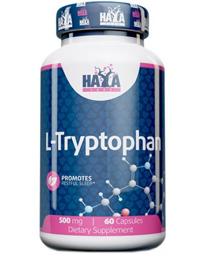 L-Tryptophan, 60 капсули, Haya Labs - 1