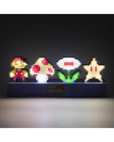 Лампа Paladone Games: Super Mario Bros. - Retro Icons - 2