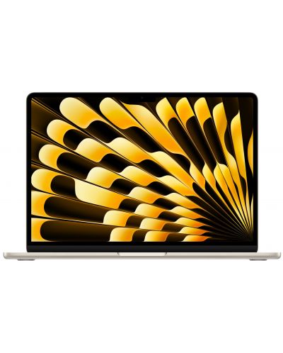 Лаптоп Apple - MacBook Air 13, 13.6'', М3 8/10, 8GB/512GB, златист - 1
