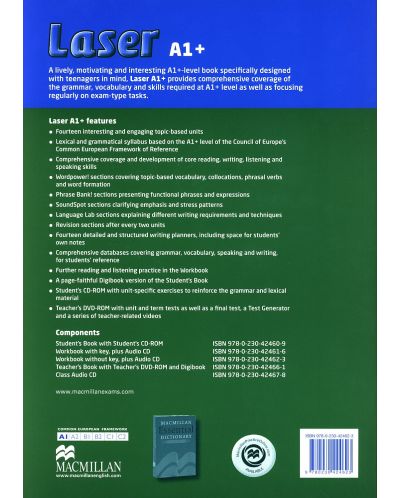 Laser 3-rd edition А1+: Workbook / Английски език (Работна тетрадка) - 2