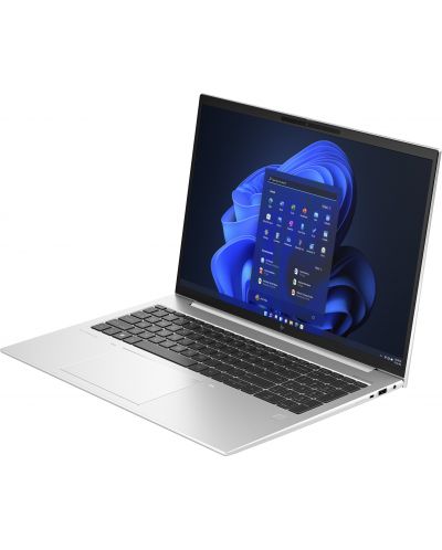 Лаптоп HP - EliteBook 860 G10 OLED, 16'', 2.8K, i7, 32GB/1TB, сребрист - 3