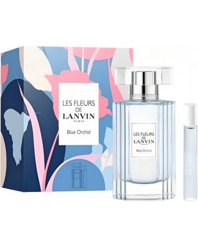Lanvin Les Fleurs Комплект - Тоалетна вода Blue Orchid, 50 + 7.5 ml - 1