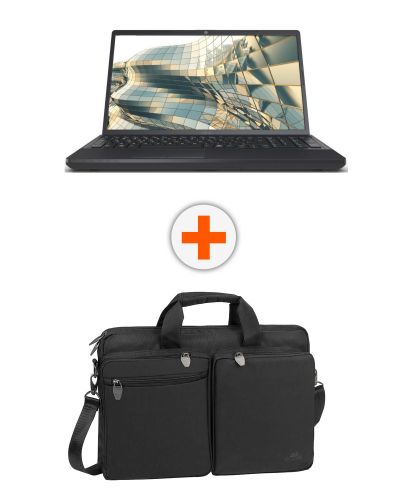 Лаптоп Fujitsu - Lifebook A3511, 15.6'', i5 + Чанта за лаптоп Rivacase 8530, 15.6'' - 1