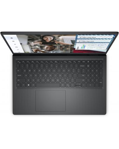 Лаптоп Dell - Vostro 3520, 15.6'', FHD, i5-1235U, 8GB/512GB, UBU, черен - 4