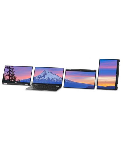Лаптоп, Dell XPS 9365 Convertible, Intel Core i5-7Y54 (up to 3.20GHz, 4MB), 13.3'' QHD+ (3200x1800) InfinityEdge Touch, HD Cam, 8GB 1866MHz LPDDR3 - 3