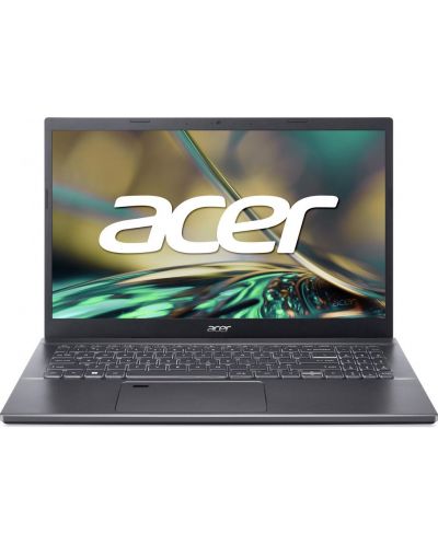 Лаптоп Acer - Aspire 5 A515-57-77E6, 15.6'', FHD, 144Hz, i7, сив - 1