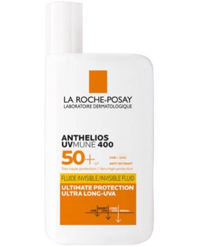 La Roche-Posay Anthelios Защитен флуид за лице UVMune 400, SPF50+, 50 ml - 1