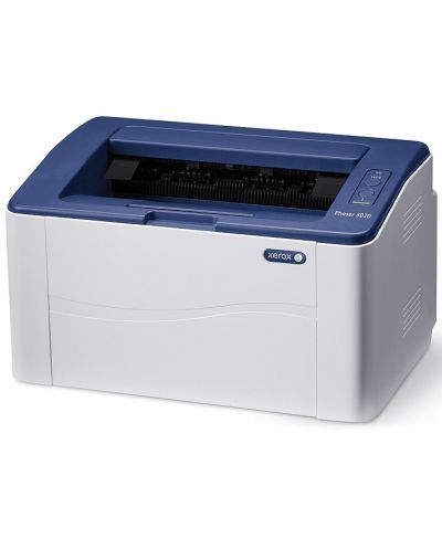 Принтер Xerox - Phaser 3020B, лазерен, бял/син - 3