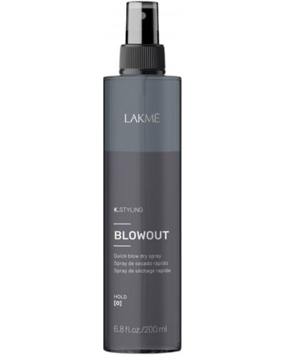 Lakmé K.Styling Термозащитен спрей за бързо изсушаване Blowout, 200 ml - 1