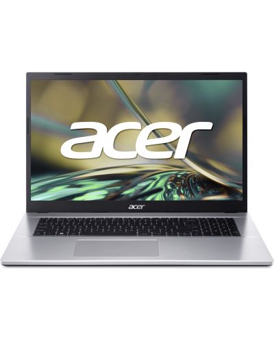 Лаптоп Acer - Aspire 3 A317-54-32TL, 17.3'', FHD, i3, сребрист - 1