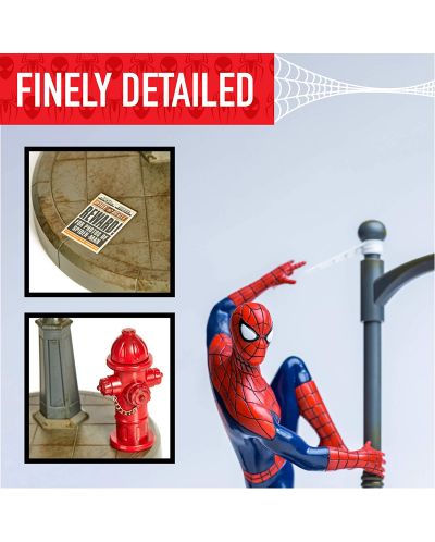 Лампа Paladone Marvel: Spider-Man - Spidey on Lamp, 33 cm - 4