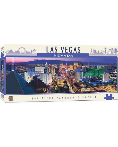 Панорамен пъзел Master Pieces от 1000 части - Лас Вегас, Невада - 1