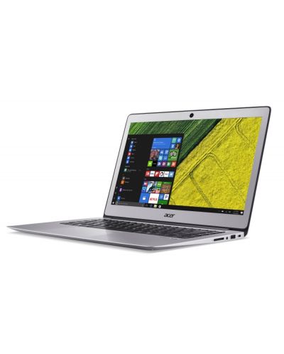 Лаптоп, Acer Aspire Swift 3 Ultrabook, Intel Core i3-6006U (2.30GHz, 3MB), 14.0" HD (1366x768) Anti-Glare, HD Cam, 4GB DDR4, 128GB SSD - 4