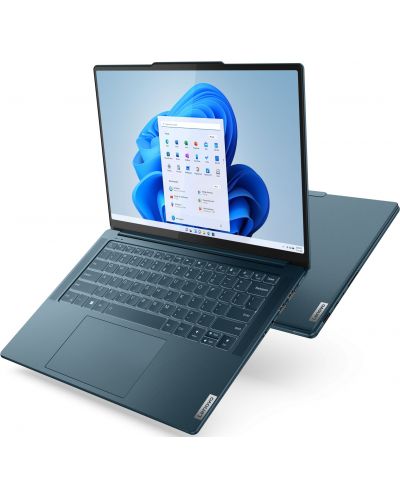 Лаптоп Lenovo - Yoga Pro 9, 14.5'', 3K, i9, 64GB/1TB, Touch, WIN, Teal - 2